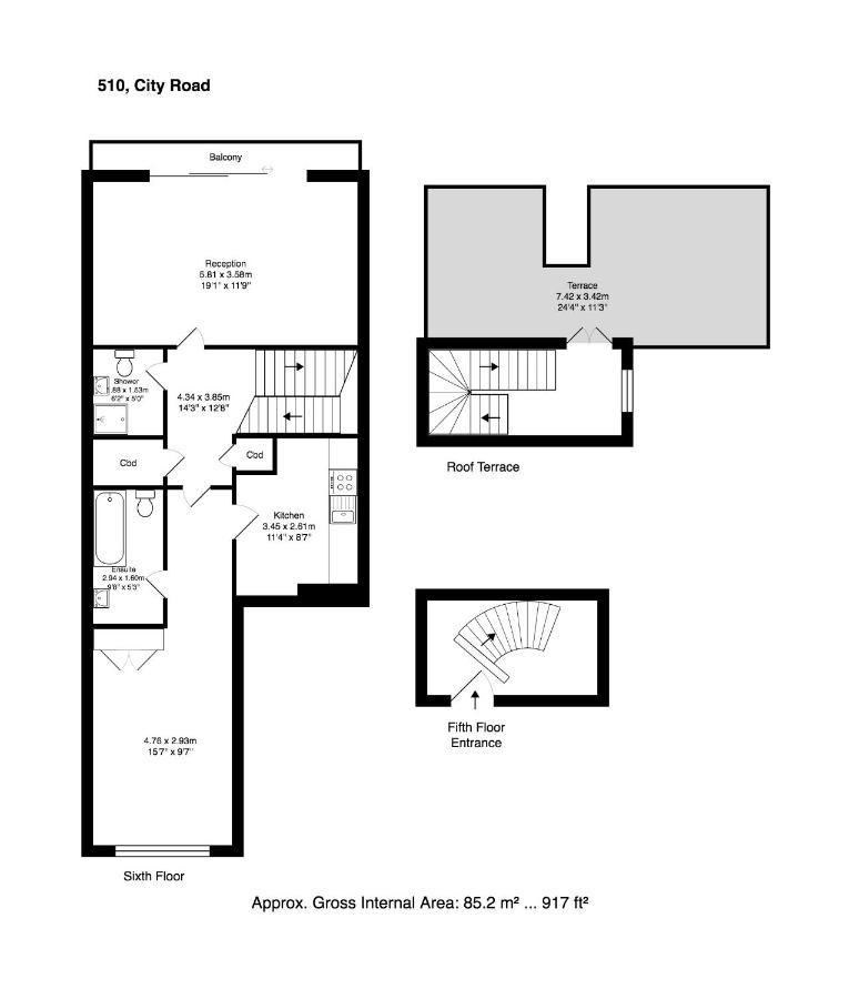 Mysquare Penthouse In Old Street Near Angel Apartment